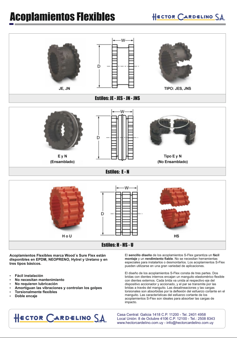 Acoplamientos Flexibles