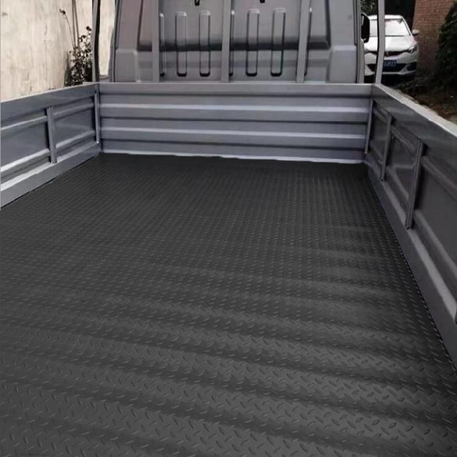 Alfombra Piso Goma Diamante Ancho 1.00m Espesor 3mm Base Tela QB m - Image 3