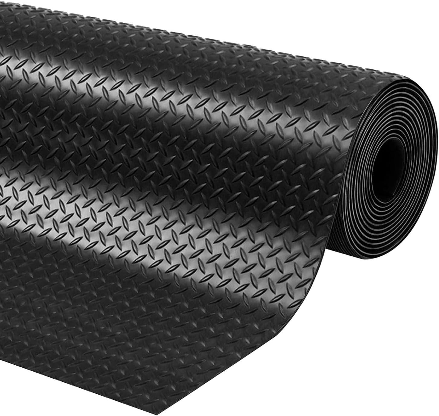 Alfombra Piso Goma Diamante Ancho 1.00m Espesor 3mm Base Tela QB m